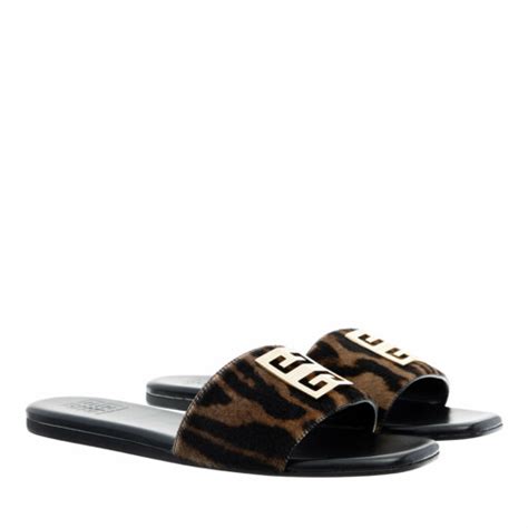 givenchy leopard sandals|givenchy flat mules.